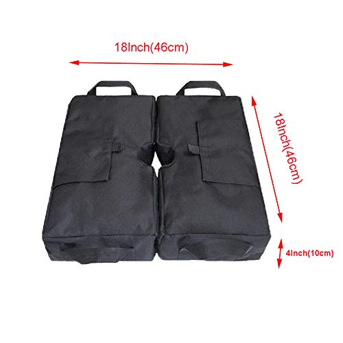 Comily Plus+ Heavy Duty 2 Detachable Umbrella Base Weight Bag Fits Most of Outdoor Umbrella Stands with 1 Free Plastic Scoop