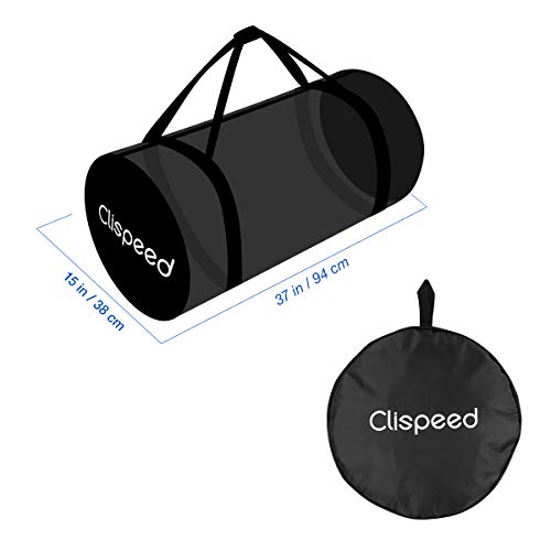CLISPEED Mesh Duffle Bag Extra Large Dive Gear with Zipper for Diving Swimming Travelling Beach Sports Equipment