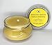 Pure Vanilla Beeswax Candle - Organic Beeswax, Essential Oil - Handmade, 6oz