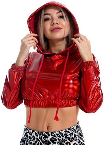 holographic crop top amazon