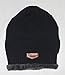 Gellwhu Men Winter Slouchy Beanie Hat Scarf Set Women Lined Thick Knit Skull Cap (Hat (Black))