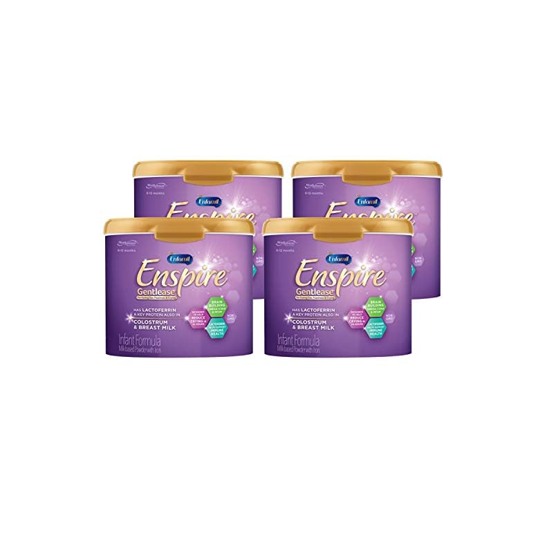 Enfamil Enspire Gentlease Infant Formula with Immune-Supporting Lactoferrin,Brain Building DHA, 5 Nutrient Benefits in 1…