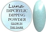 SHEBA NAILS Glow In The Dark Dipcrylic Dip Dipping Powder - 1OZ. - Luna Celestial