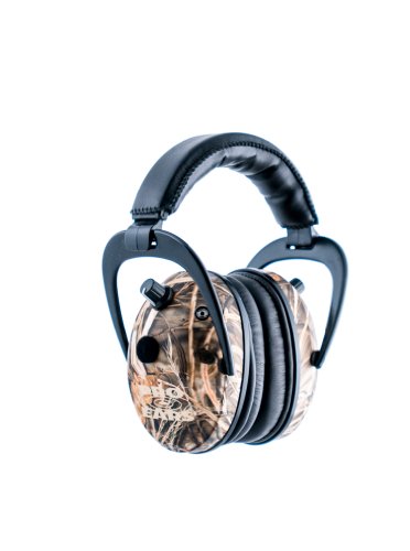 Pro Ears - Predator  Gold - Hearing Protection and Amplfication - NRR 26 - Contoured Ear Muffs -  CM4 Camo
