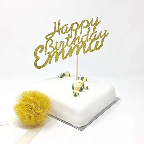 Personalised name birthday cake topper. Customised birthday