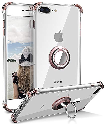 Daupin Clear iPhone Case with 360° Rotatable Ring Uganda Ubuy