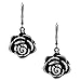 Designer Stainless Steel Rose Earrings for Women and Girls