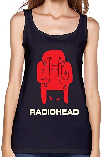 Quliuwuda Women Radiohead Amnesiac Classic Sports Black Tank Tank Tops