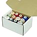 Simthread 12 Multi Colors All Purposes Cotton Quilting Thread 50s/3 Thread for Piecing Sewing etc - 550 Yards Each 12C01