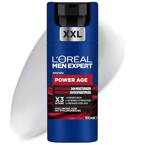 Men Expert Power Age Crema Facial Reafirmante, 100ml