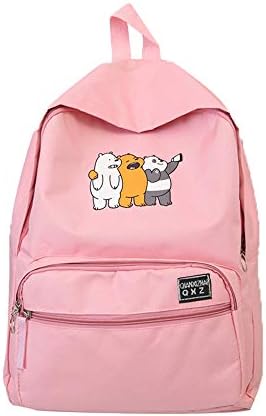 We Bare Bears Lightweight Backpack Printed School Backpack Unisex Casual Students Backpack