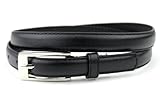 New Classy Womens Skinny Leather Belt with Shiny Buckle Many Colors S-XL