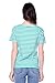 Bearsland Maternity Women's Striped Short Sleeves Maternity Nursing Top GreenWhite Size M