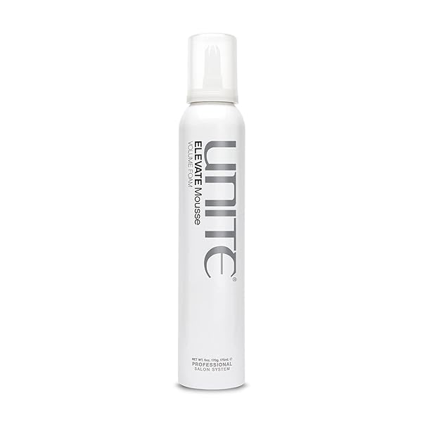 UNITE HAIR – ELEVATE MOUSSE – STYLING FOAM – VOLUME, HOLD, SHINE, FRIZZ-FREE, PROTECTS UV/HEAT, 6OZ