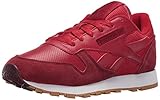 Reebok Women's CL Leather Spp Fashion Sneaker, Flash Red/Merlot/White/Gum, 7.5 M US