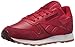 Reebok Women's CL Leather Spp Fashion Sneaker, Flash Red/Merlot/White/Gum, 7.5 M US