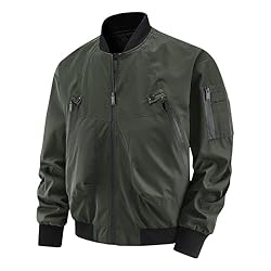 Jackets for Men Trendy Full-Zip Multiple Pockets