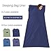 Sleeping Bag Liners Lightweight Travel Camping Sheet Sleep Bag Liner Adults Lightweight Warm Weather Hotel Compact Portable Sleeping Sack Indoor Outdoor Hostels Traveling Backpacking Hiking Blankets