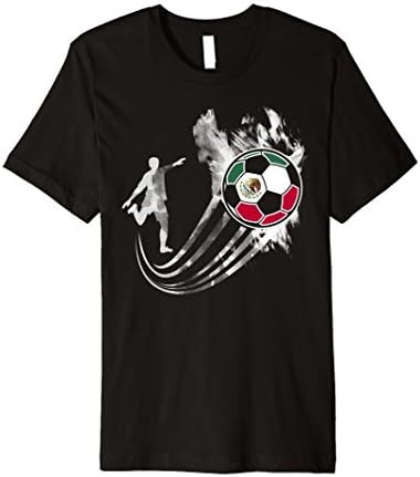Mens Premium Mexico Soccer Team T-Shirt For Fans And Players XL Black