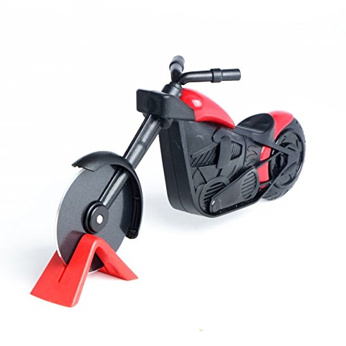 Motorcycle Pizza Cutter Stainless Steel Pizza Wheel Cutter Knife Bicycle Bike Motorbike Roller Pizza Chopper Slicer Peel Knives