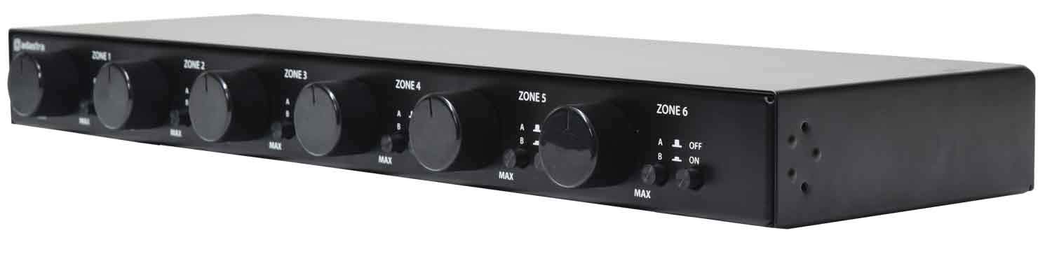 Adastra | AT6 Volume Attenuator + A/B Switcher 100V 6 x 30W