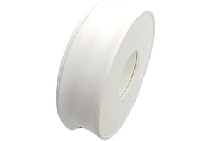 Hobby Trendy 100% Cotton Bias Binding Tape (Single Fold) 20mm-13/16inch (5meters- 5.46yards) for Sewing, Seaming, Binding, Hemming, Piping, Quilting (01 White)