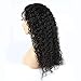 Eayon 360 Curly Lace Frontal Wig Human Hair Wigs Water Wave Lace Front Wigs Pre Plucked for Black Women 180% Density 20 inches