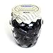 Giusto Sapore Italian Black Cerignola Whole Olives - Premium Gourmet GMO Free - Imported from Italy and Family Owned - 19.4oz.