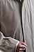 Men's Single Breasted Taupe Full Length All Year Round Raincoat
