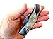 Valtev Pocket Knife, Folding Hunting Style, Resin and Stainless Steel Handle, Quality Lockback Blade, Sturdy Nylon Pouch With Press Clasp