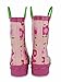 Little Girl's Pink Flower Rain Boots Sizes - Toddler - Little Kits