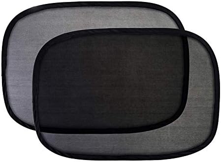 Carperipher Car Window Shade Cling Sunshade for Car Windows Sun Glare UV Rays Protection Baby Side Window 17.7" x13.4" Car Sun Shades, 2 Pack