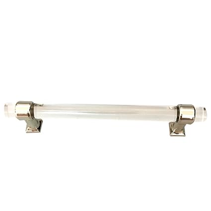 Albio 128mm Fashion Acrylic Crystal Kitchen Cupboard Handles Pull Drawer Door Knobs