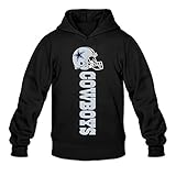 DVPHQ Men's Custom Dallas Logo Cowboys Sweater Black