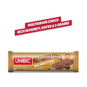 Unibic Snack bar Multigrain Choco 360g Pack of 12, 360g