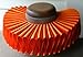 LaRibbons 3 inch Wide Double Face Satin Ribbon - 25 Yard (750 Torrid Orange)