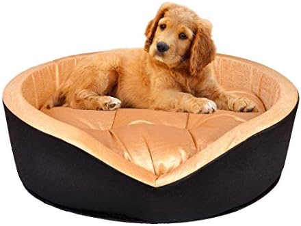Reversible Dual Ultra Soft Velvet Luxury Golden Brown Color Sofa Bed PET Bed | Dog Bed | CAT Bed | Puppies Puppy Bed | Rabbit Bed