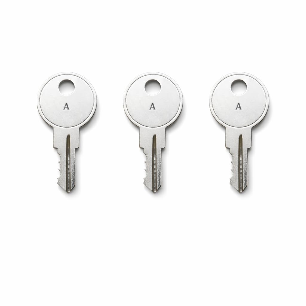 Photo 1 of 3-Pack B Keys Compatible with Sentry Safe 1100 1150 1170, Single-Sided Key Cut to Code A–Z