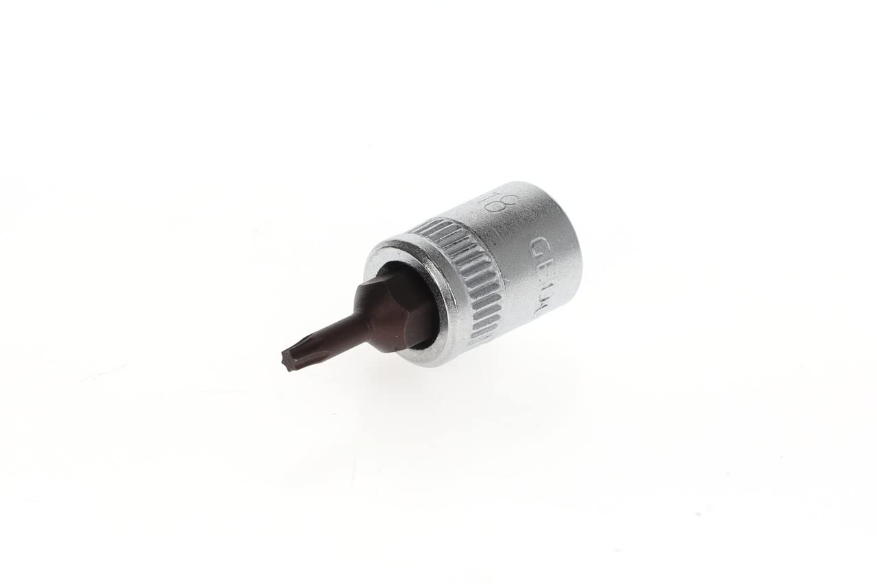GEDORE Screwdriver bit socket Torx, T8, AF 2.31 mm, 1/4" 6.3 mm, Screwdriver bit socket, Tool, ITX 20 T8