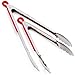 MANLEHOM Kitchen Tongs, Stainless Steel Heat Resistant Locking Tongs for Cooking Food Serving Salad Barbecue Grill 9