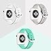 Apple Watch Sport Band 38mm, UMTELE Soft Silicone Replacement iWatch Bands Sport Strap with Buckle Clasp for Apple Watch Sport, Series 2, Series 1, 3-Pack