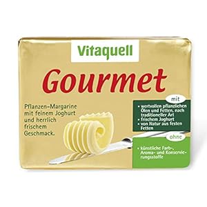 Vitaquell Gourmet, 250 g Pflanzen-Margarine mit frischem Joghurt