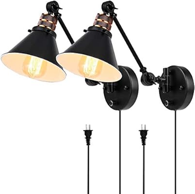 dimmable swing arm wall lamp