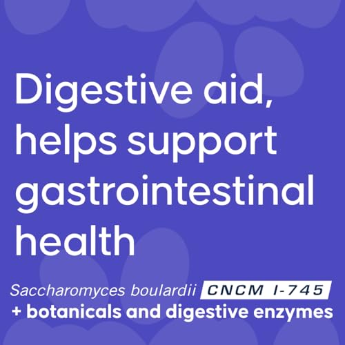 Florastor IBS - Saccharomyces Boulardii - All-in-1 Probiotic - Relieves IBS-related abdominal pain & discomfort - Digestive Enzymes & Botanicals - FODMAP Friendly Certified - For Adults - 30 caps