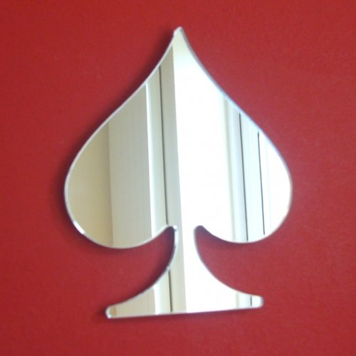 Super Cool Creations Spade Mirrors 50cm x 42cm
