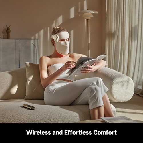 Dreame Chrona Photon Anti-Aging Skincare Mask | 4+1 Synergistic Lights | 10min Session | 3D Ergonomic Fit | Hands-Free Use | Lightweight | Portable | Firming Skin | Clinically Proven