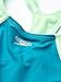 Speedo Girls' Swimsuit-Solid One Piece Open Back, Capri Breeze