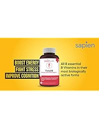 Sapien Labs (Estados Unidos) – B Complex, Vegan Friendly, B12, B1, B2, B3, B5, B6, B7, B9-60