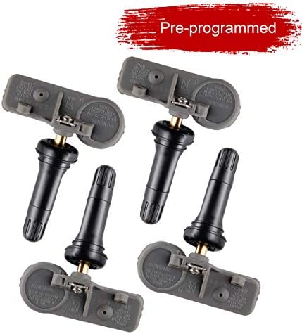 HONGNAL 4Pack Tire Pressure Sensor 13581558/13598771/13598772 Replaces for Buick/Cadillac/Chevrolet Tire Pressure Monitoring System TPMS