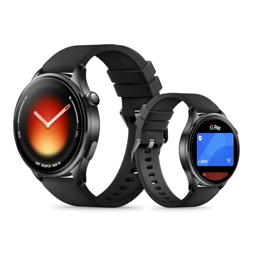 XIAOMI Watch 5 Smartwatch 47mm, Google Wear OS, NFC-Zahlung, KI mit Gemini, 1,54” Display, bis zu 6 Tagen Akkulaufzeit, GPS-Fitness-Tracking, Gestensteuerung, Bluetooth, Nur für Android, Schwarz